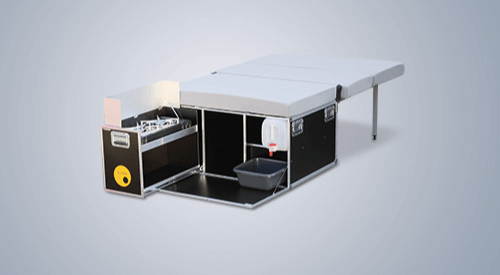 QUQUQ®5 Camping-Box mit Kocher